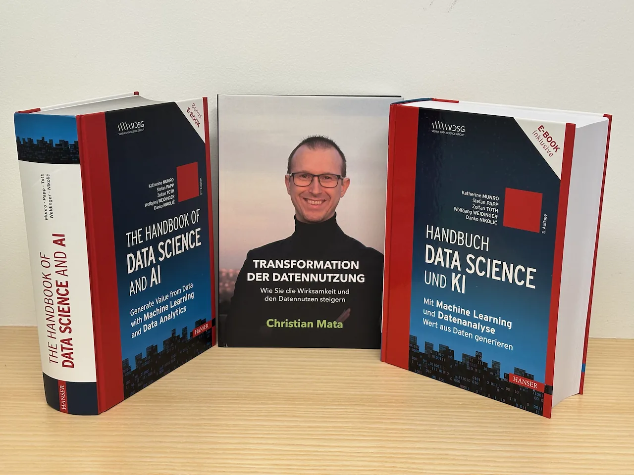 Die Bücher von Christian Mata: Transformation der Datennutzung und Handbuch Data Science und KI