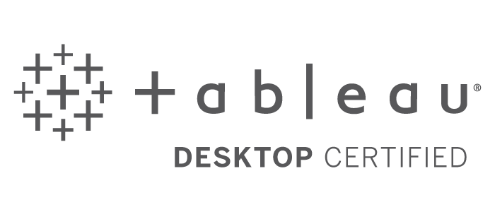 Tableau Desktop Certified Professional